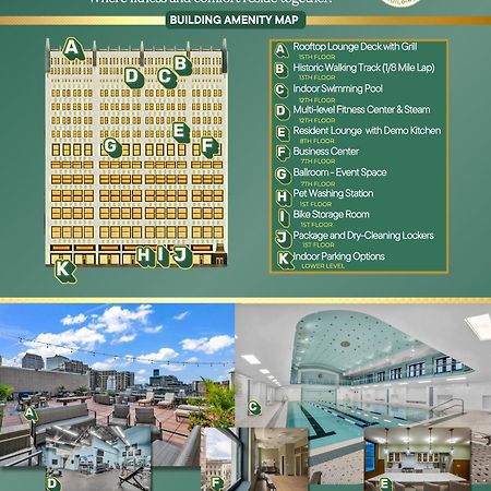 2Br Unit In The Heart Of Dt With View Of Playhouse Square, Pool & Gym Access- 305 Lägenhet Cleveland Exteriör bild
